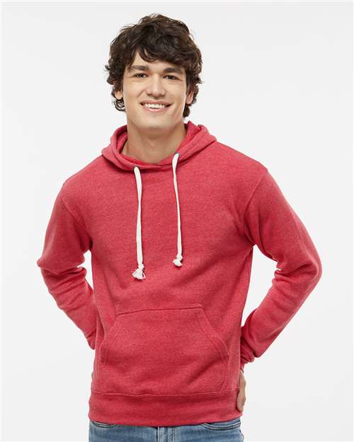 Men's Triblend Fleece Hooded Sweatshirt Image 27