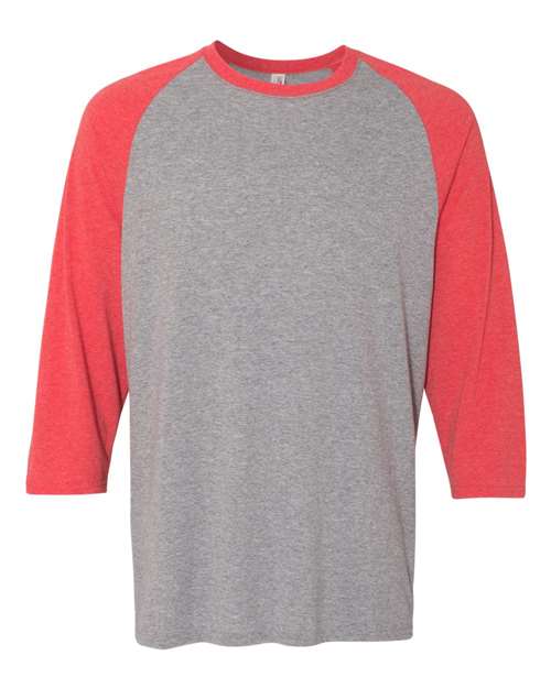 Unisex Triblend Three-Quarter Raglan Baseball T-Shirt