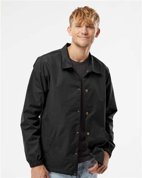 Men's Water-Resistant Windbreaker Coach’s Jacket Image 2