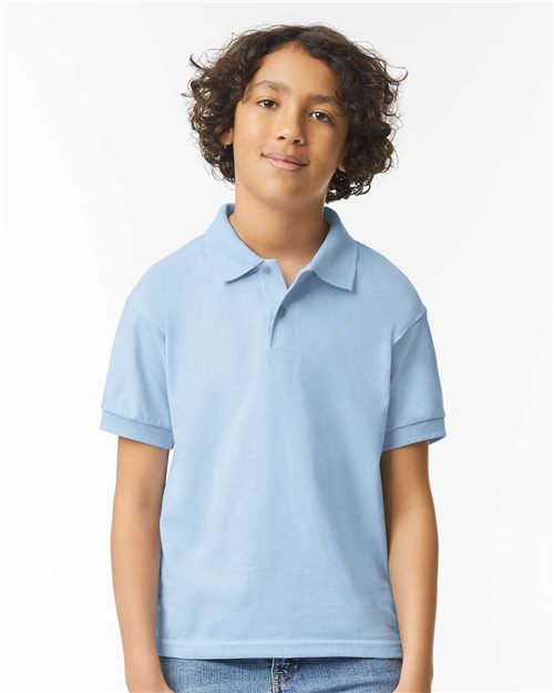 Youth DryBlend® Jersey Polo Image 1