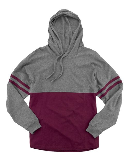 Women's Hooded Pom Pom Jersey T-Shirt Image 1