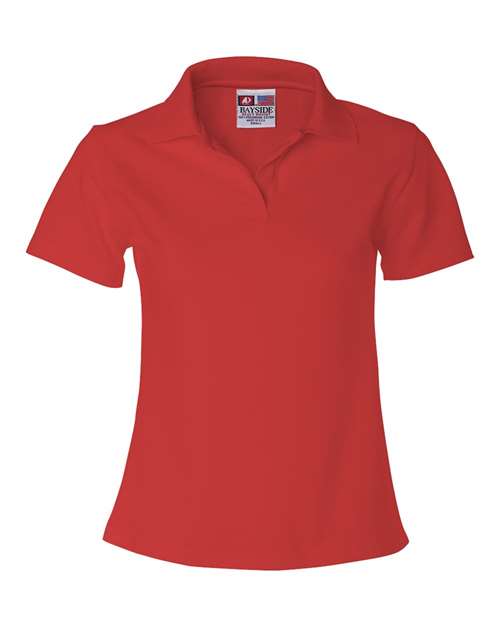 Women's USA-Made V-Neck Polo Image 4