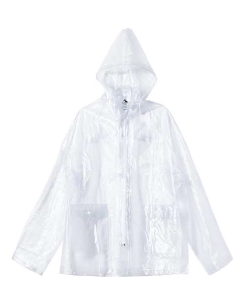 Men's Clear Hooded Rain Jacket Image 2