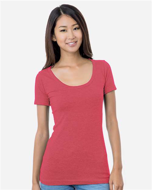 Women's USA-Made Scoop Neck T-Shirt Image 7