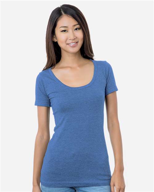 Women's USA-Made Scoop Neck T-Shirt Image 8