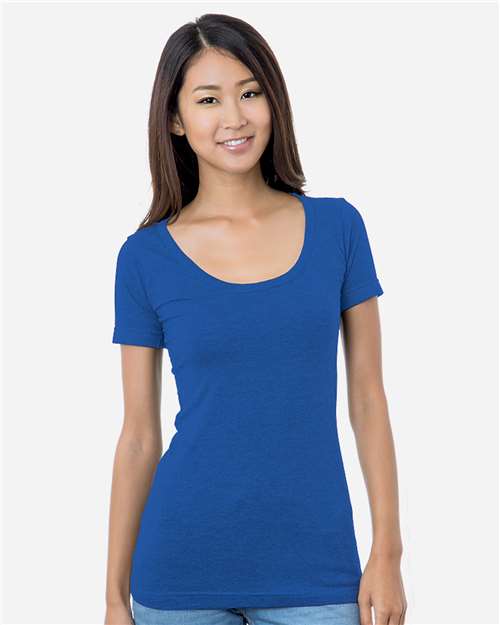 Women's USA-Made Scoop Neck T-Shirt Image 11