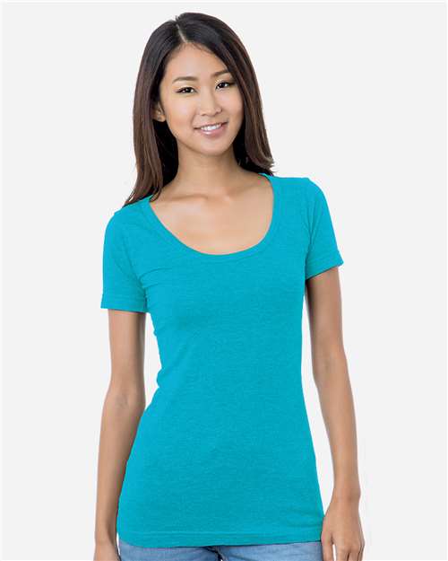 Women's USA-Made Scoop Neck T-Shirt Image 12