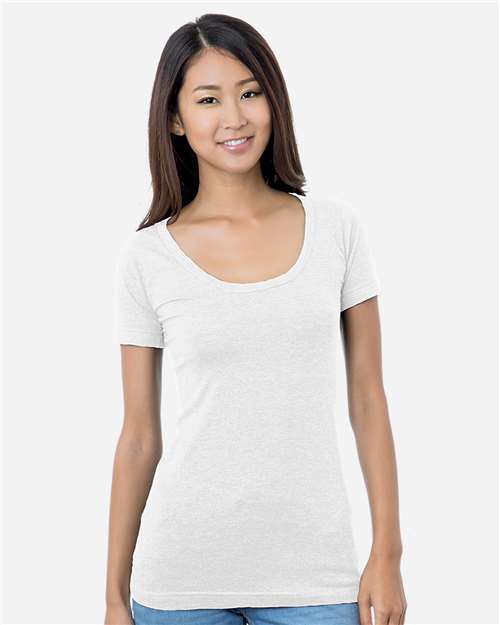 Women's USA-Made Scoop Neck T-Shirt Image 13
