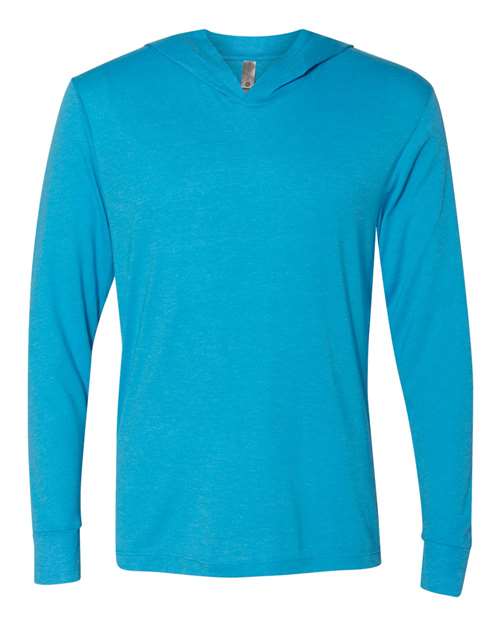 Unisex Triblend Hooded Long Sleeve Pullover T-Shirt Image 16