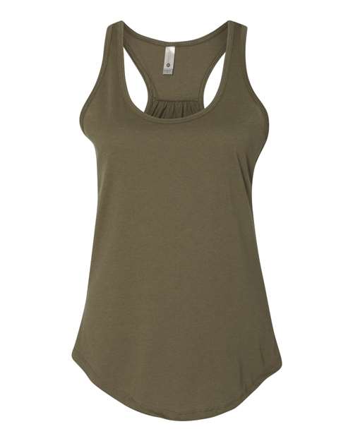 Women's Gathered Racerback Tank Image 3