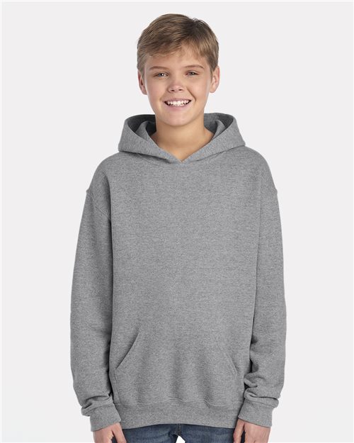 Youth NuBlend® Hooded Sweatshirt Image 1