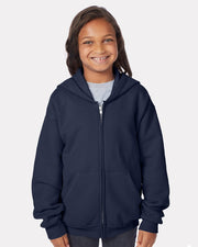 Youth EcoSmart® Full-Zip Hooded Sweatshirt
