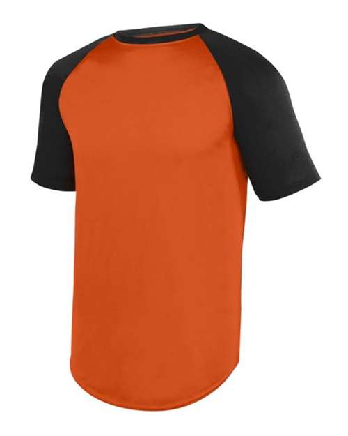 Youth Wicking Short Sleeve Baseball Jersey