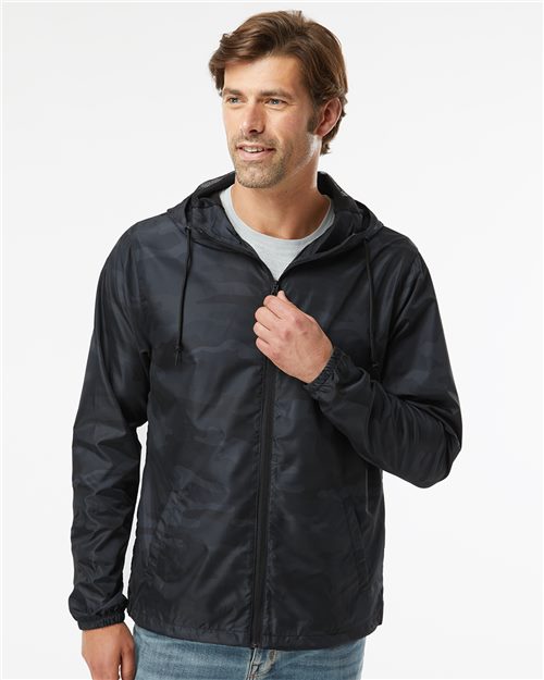 Men's Lightweight Windbreaker Full-Zip Jacket Image 1