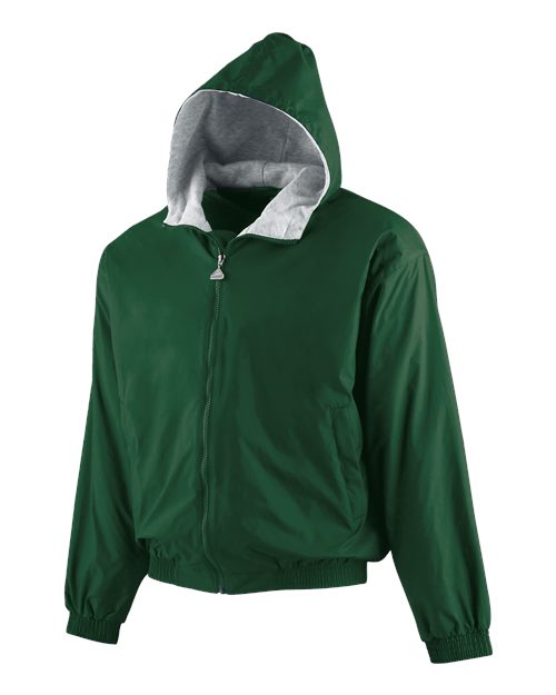 Youth Hooded Taffeta Jacket Image 3