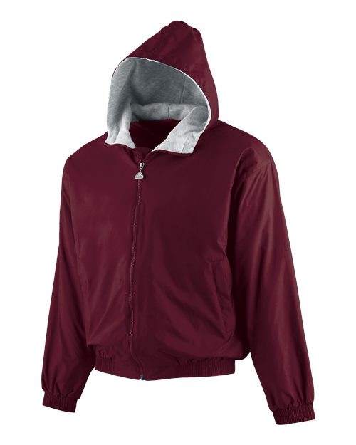 Youth Hooded Taffeta Jacket Image 5