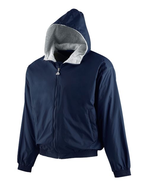 Youth Hooded Taffeta Jacket Image 6