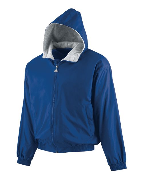Youth Hooded Taffeta Jacket Image 9