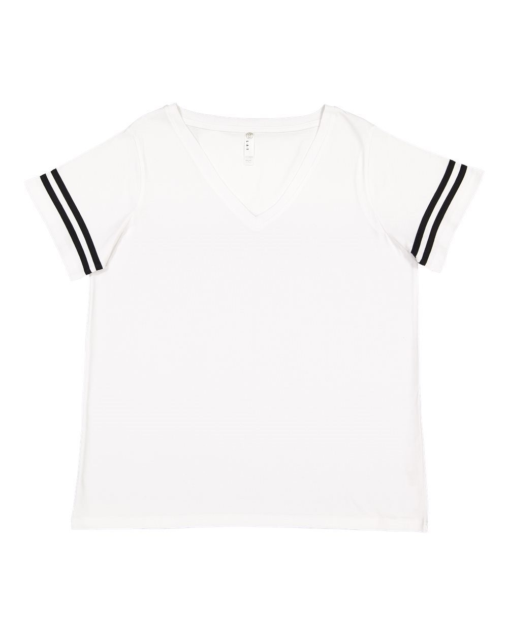 Women's Curvy Collection Vintage Football Tee