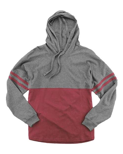 Women's Hooded Pom Pom Jersey T-Shirt Image 2