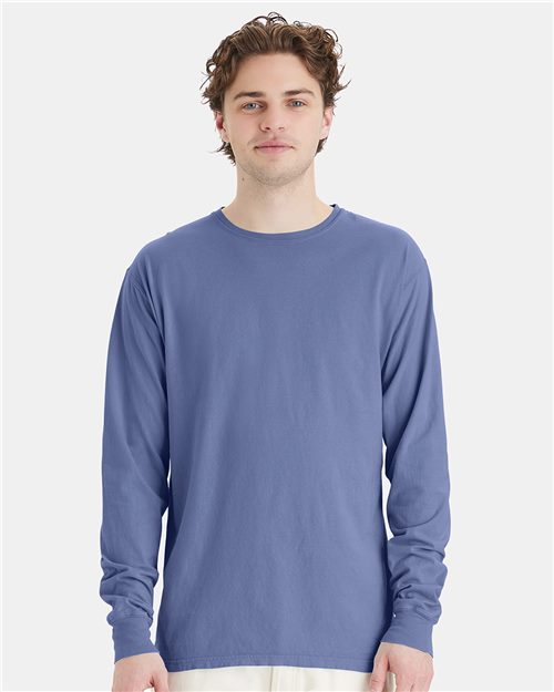 Unisex Garment-Dyed Long Sleeve T-Shirt Image 1