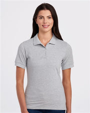 Women's 100% Ring-Spun Cotton Piqué Polo Image 1