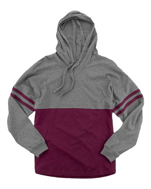Women's Hooded Pom Pom Jersey T-Shirt Image 3