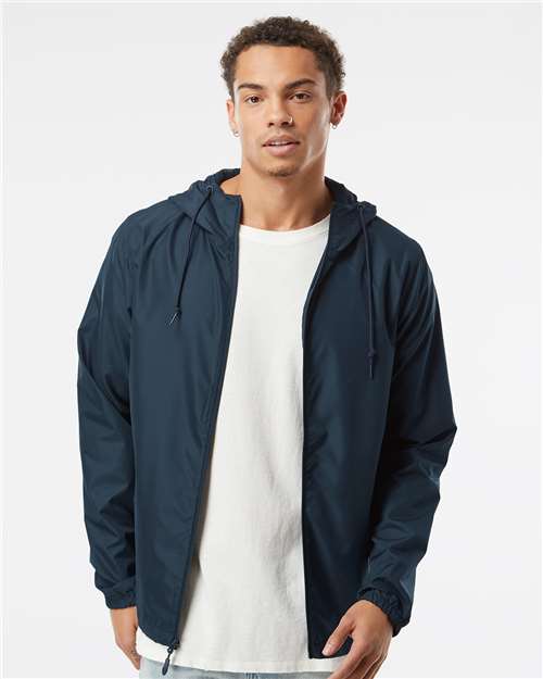 Men's Lightweight Windbreaker Full-Zip Jacket Image 9