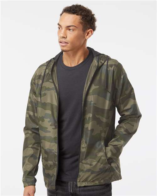 Men's Lightweight Windbreaker Full-Zip Jacket Image 13