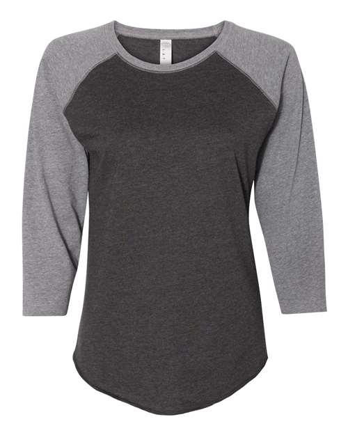 Women's Baseball Fine Jersey Three-Quarter Sleeve Tee Image 10