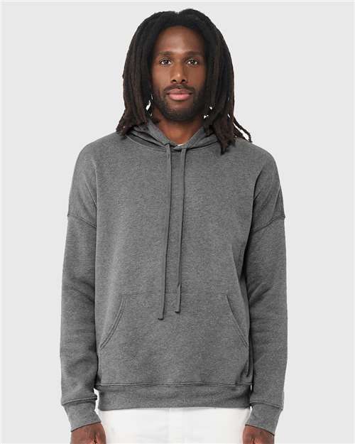 Unisex Sponge Fleece Drop Shoulder Hoodie Sweatshirt Image 8