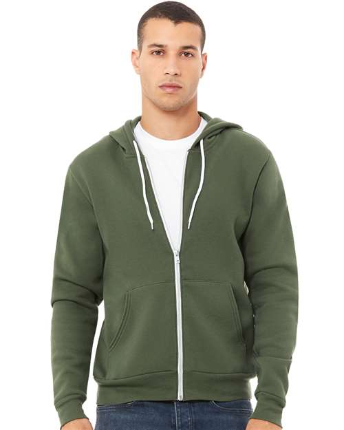Unisex Sponge Fleece Full-Zip Hoodie Sweatshirt Image 35