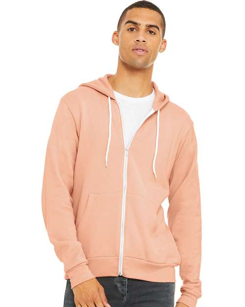 Unisex Sponge Fleece Full-Zip Hoodie Sweatshirt Image 37