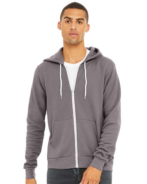 Unisex Sponge Fleece Full-Zip Hoodie Sweatshirt Image 42