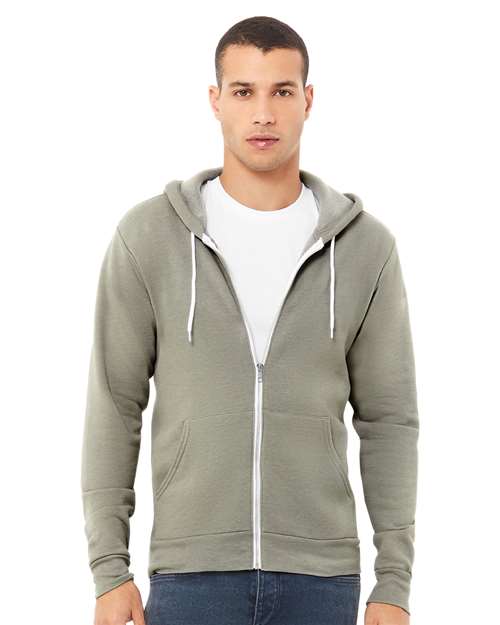 Unisex Sponge Fleece Full-Zip Hoodie Sweatshirt Image 29