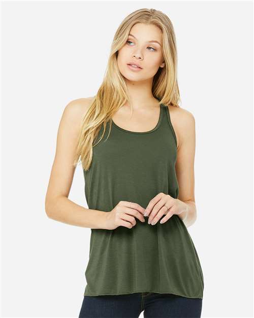 Women's Flowy Racerback Tank Image 24
