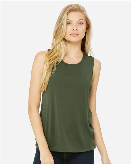 Women's Flowy Scoop Muscle Tank Image 21