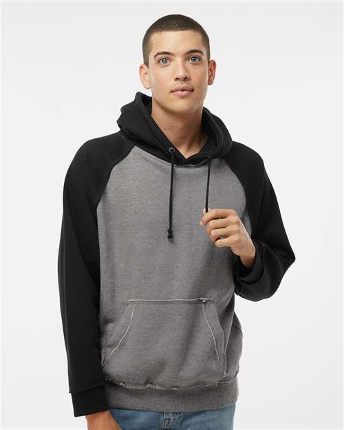Men's Vintage Heather Hooded Sweatshirt Image 6