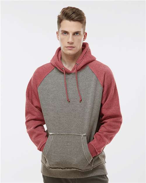 Men's Vintage Heather Hooded Sweatshirt Image 8