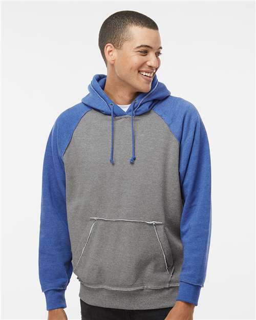 Men's Vintage Heather Hooded Sweatshirt Image 10