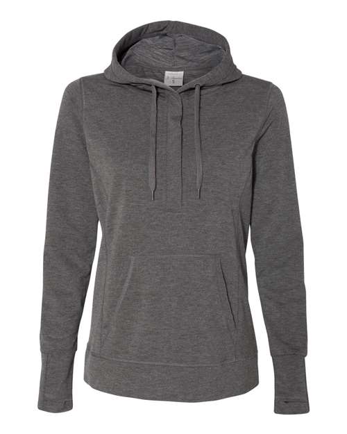 Women’s Omega Stretch Snap-Placket Hooded Sweatshirt Image 2
