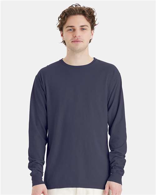 Unisex Garment-Dyed Long Sleeve T-Shirt Image 2