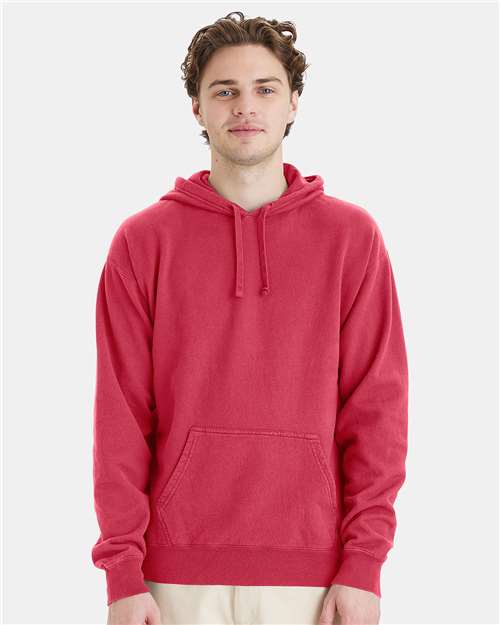 Unisex Garment-Dyed Hooded Sweatshirt Image 6