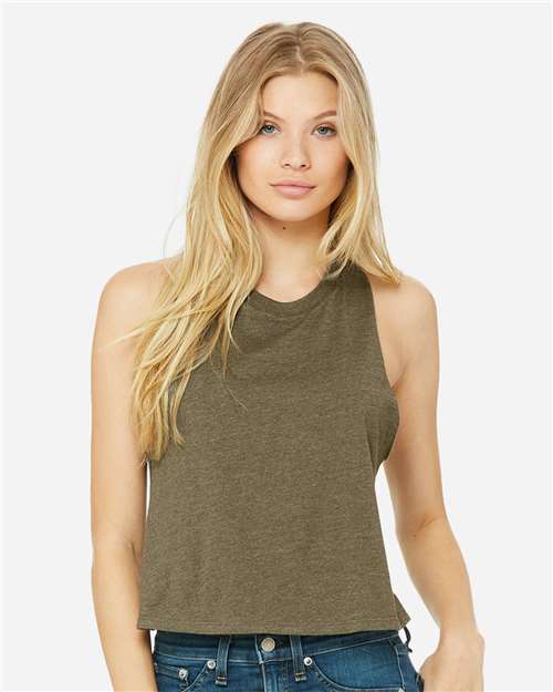 Women's Racerback Crop Tank Image 12