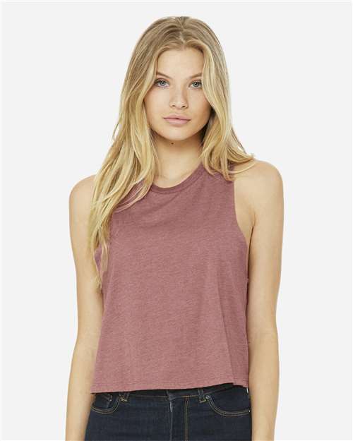 Women's Racerback Crop Tank Image 9