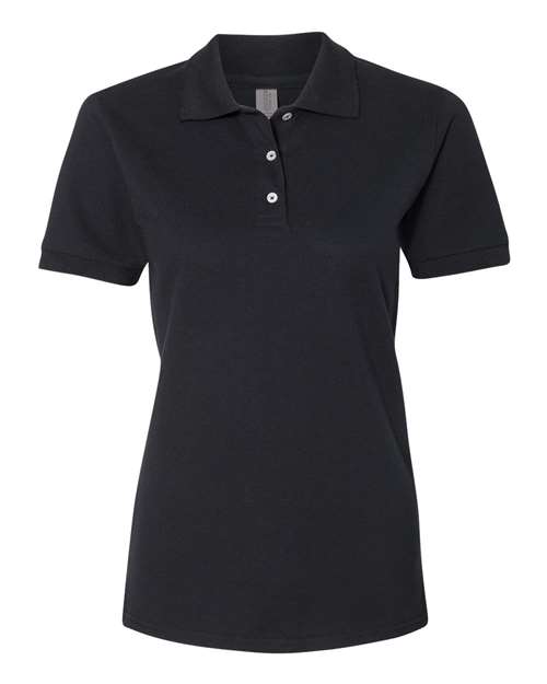 Women's 100% Ring-Spun Cotton Piqué Polo Image 3