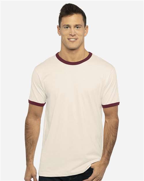 Unisex Cotton Ringer T-Shirt Image 6