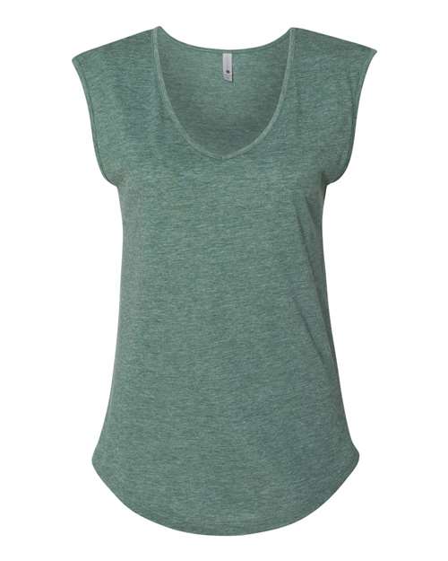 Women's Festival Sleeveless Deep V-Neck T-Shirt Image 6
