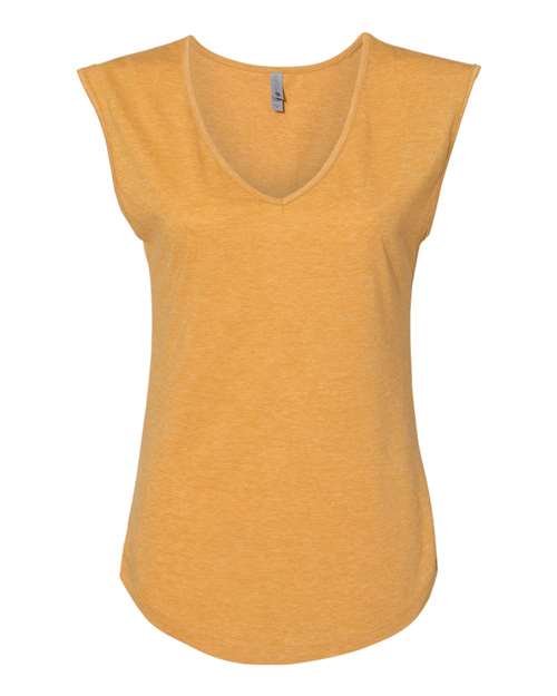 Women's Festival Sleeveless Deep V-Neck T-Shirt Image 3