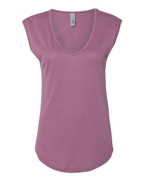 Women's Festival Sleeveless Deep V-Neck T-Shirt Image 7